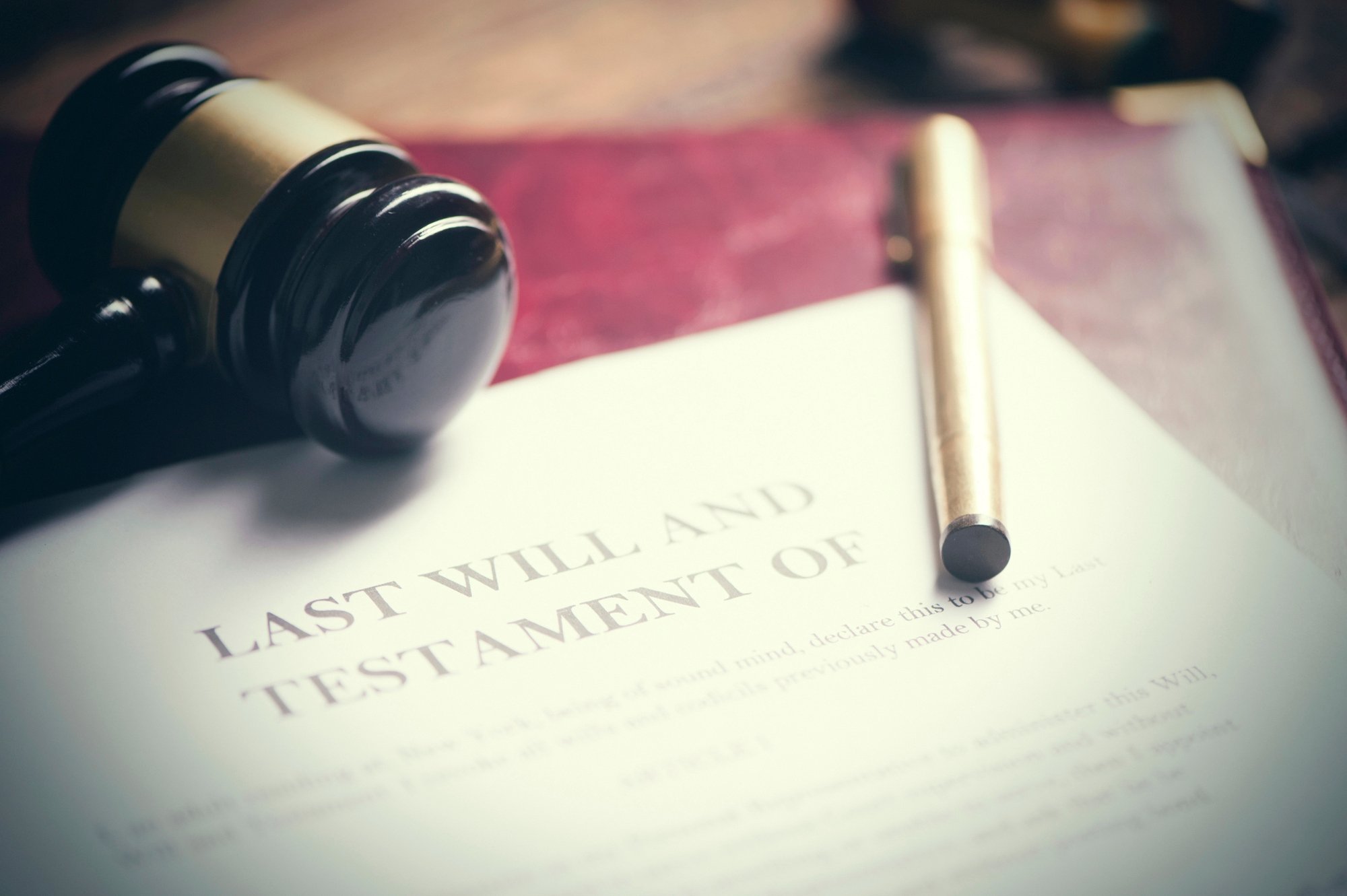 Last Will and testament document