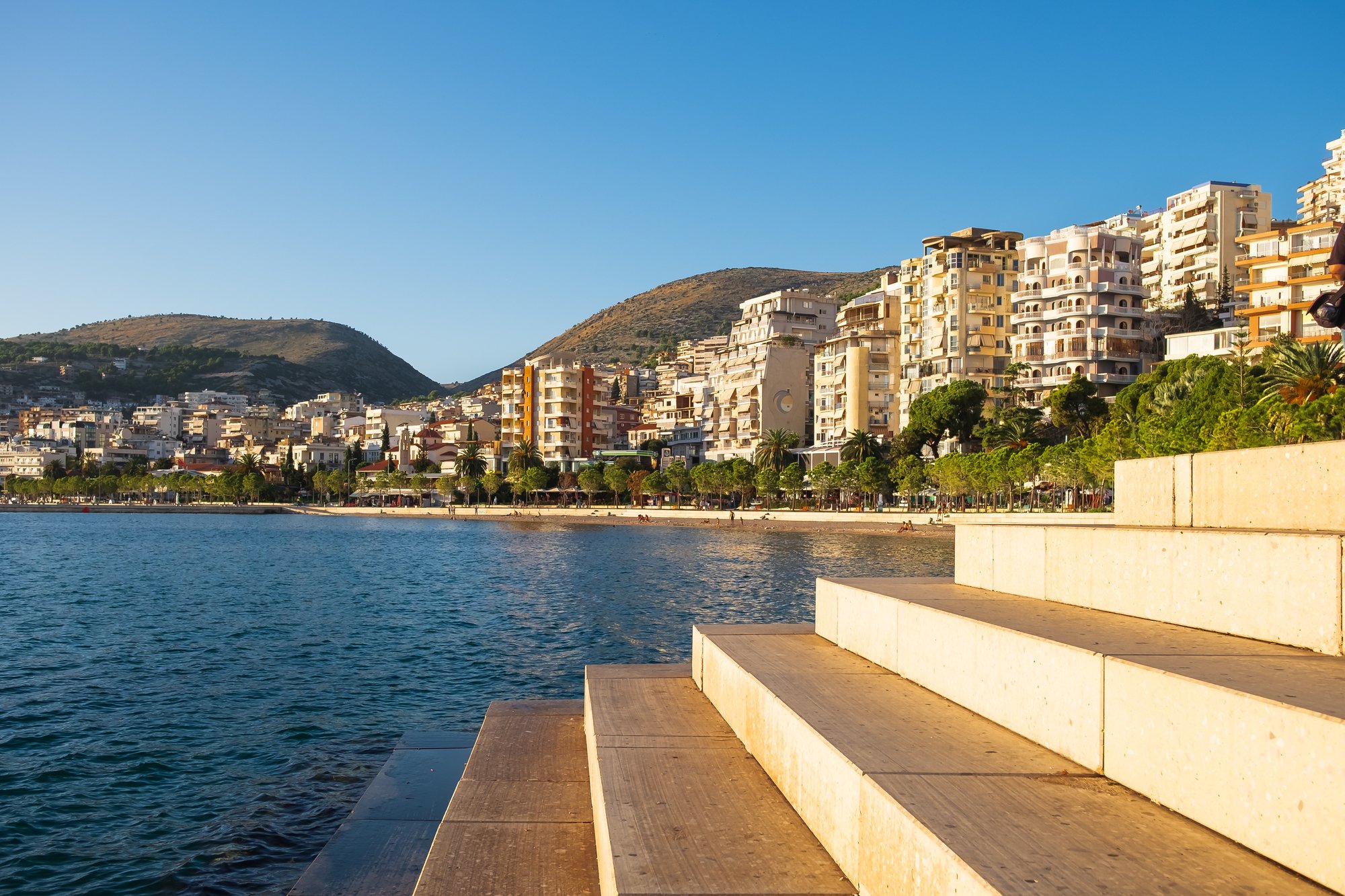 Beautiful landscape of Saranda. Albania