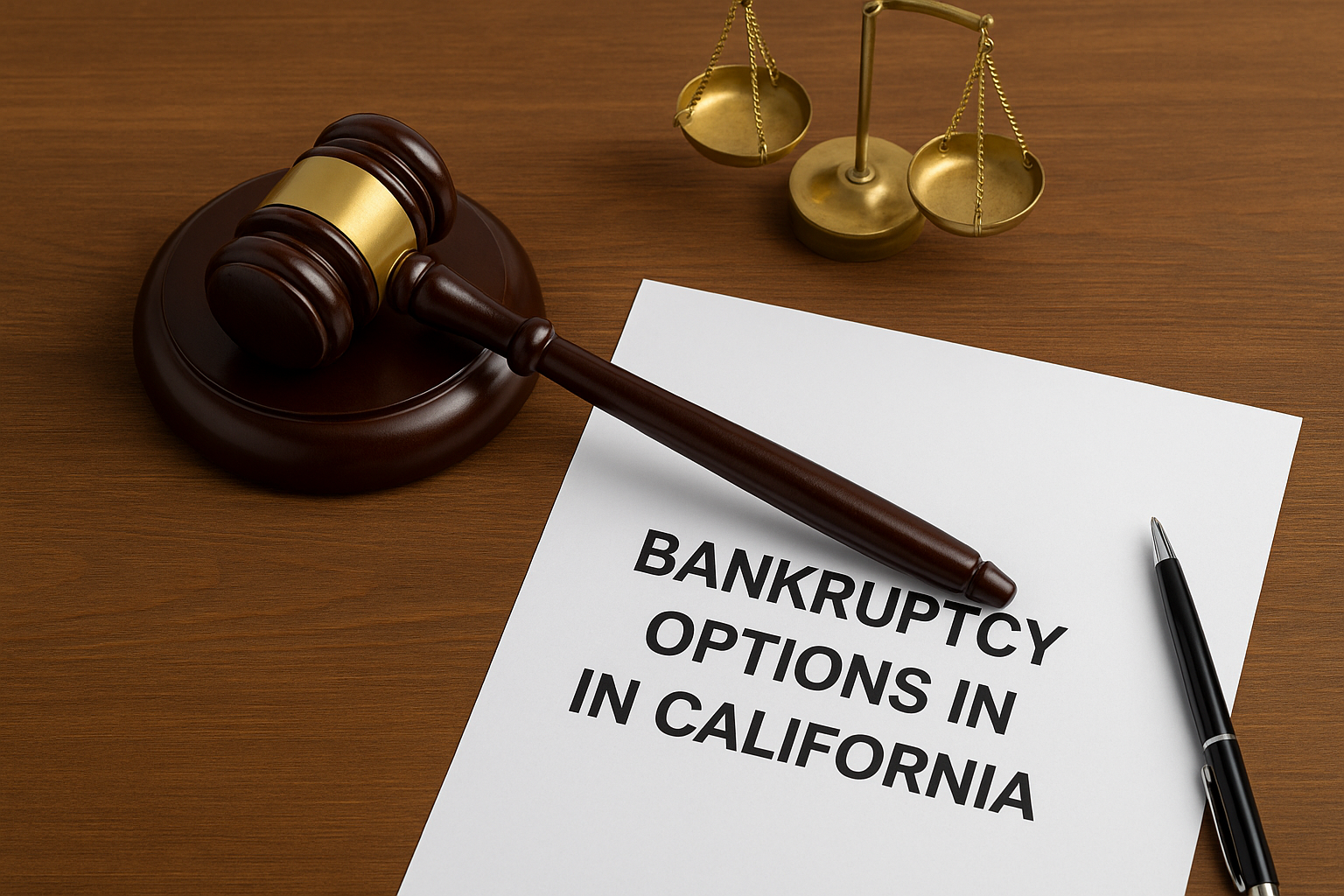 Bankruptcy options in California