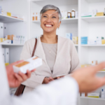 Woman talking to a doctor