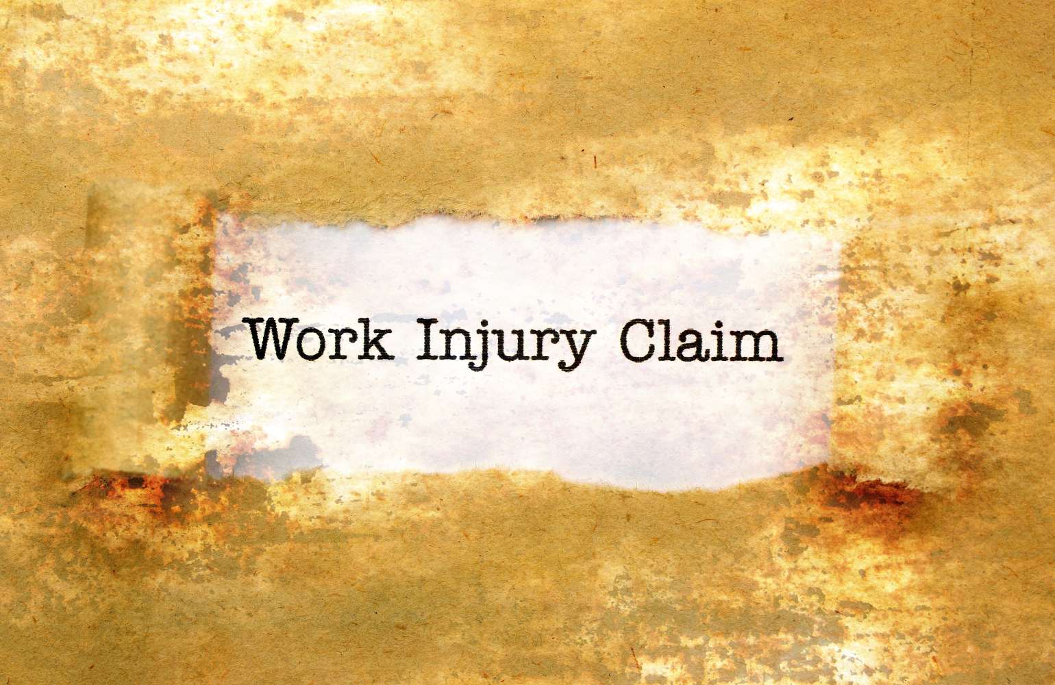 Work injury claim