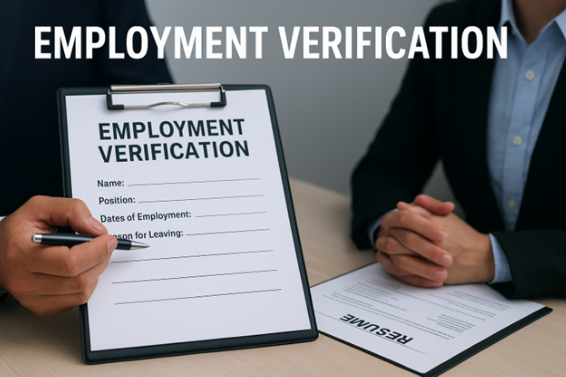 Employment verification