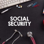 Health concept with medicine objects and signs