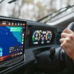 Driver Mistakes That Can Lead To Engine Damage And Legal Trouble 8 Driving with GPS navigation on car dashboard