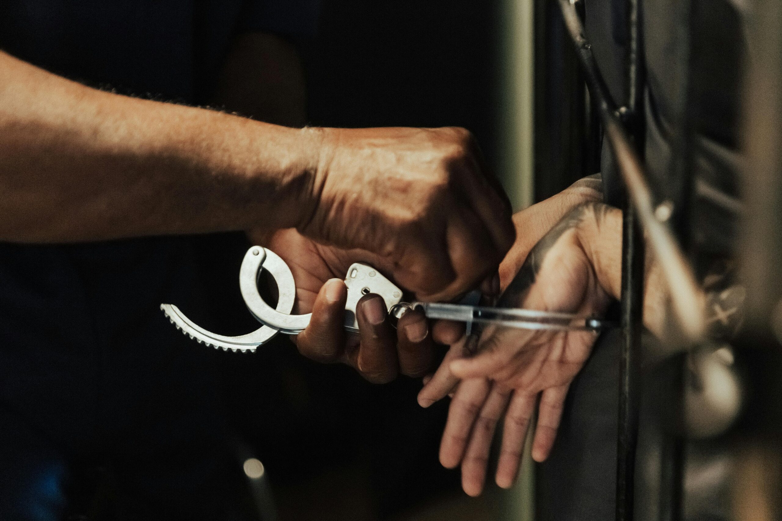 Man in handcuffs
