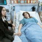 Female Patient visited by an Acquaitance