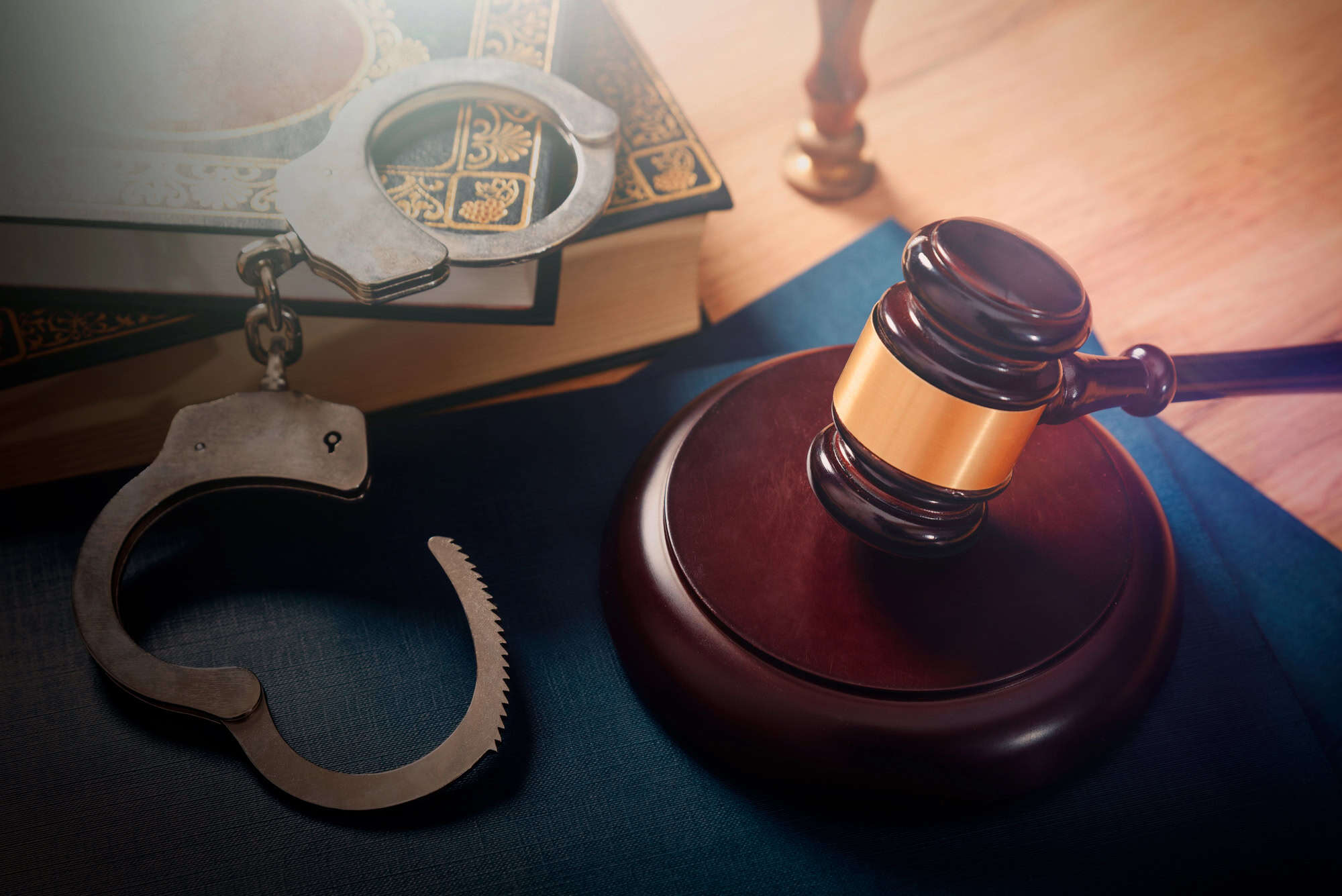 Judge gavel and book