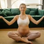 Pregnant Woman doing Exercise