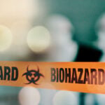 Biohazard warning tape