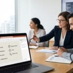 Employees working