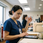 Per Diem Nurses and Worker Classification: What Healthcare Employers Need to Know 20 Nurse looking at patient records