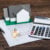 Contract Paper With Keys And Calculator